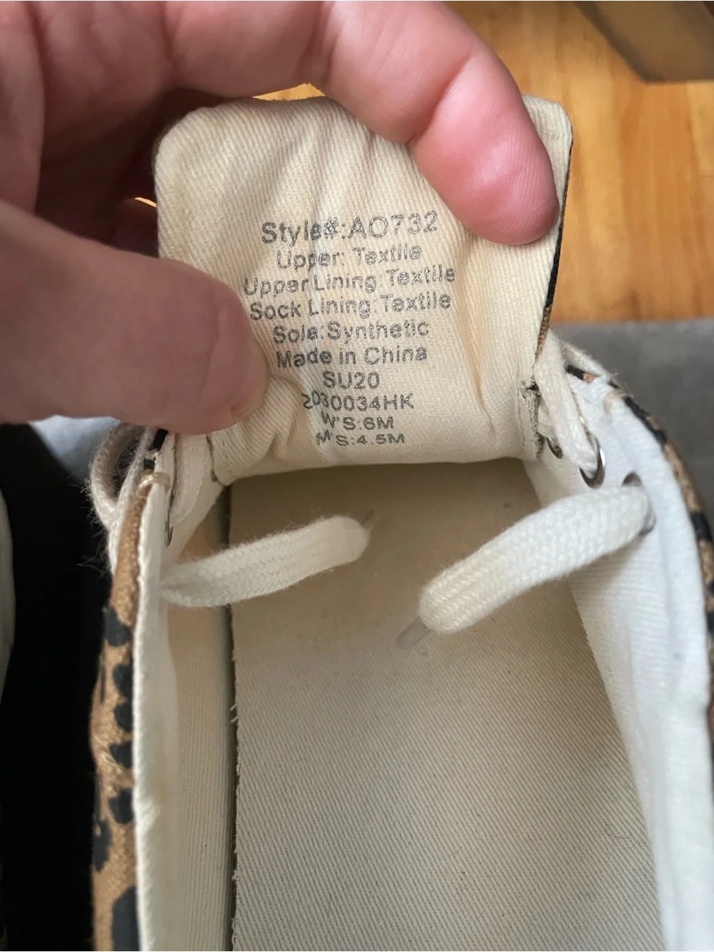 Madewell Sidewalk Low-Top Sneakers -  leopard print - sz 6